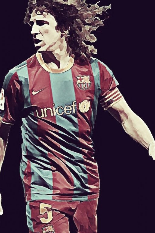 Carles Puyol, el rey león