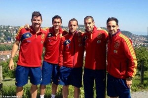 Javi García, Arbeloa, Soldado, Negredo, Juanfran