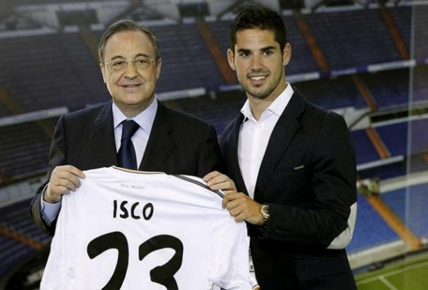 Isco y Florentino Pérez