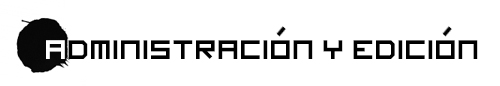 Administracion y edicion logo