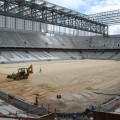 Arena da Baixada, el retraso en la obra (Foto: lanacion.com)