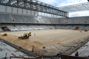 Arena da Baixada, el retraso en la obra (Foto: lanacion.com)