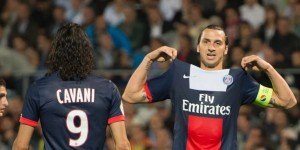 Ibrahimovic y Cavani con el PSG (Foto: ilovefootball.it)