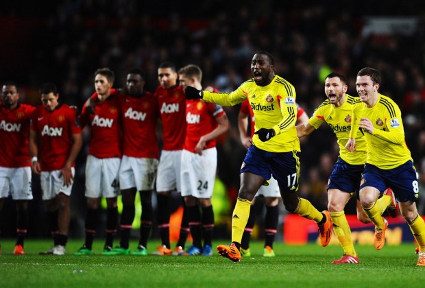 Jugadores del Sunderland celebrando el pase a la final (www.themirror.co.uk)