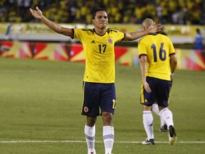 Bacca celebrando un gol con la selección de Colombia (www.palabradafeutbol.co)