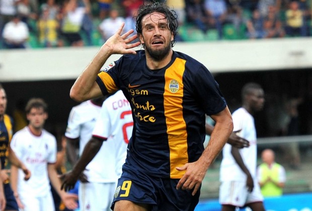 Luca Toni_Calcio_Serie A_Hellas Verona_Italia