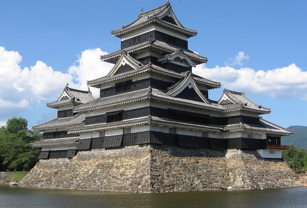 Castillo Matsumoto en la Prefectura de Nagano (Foto Wikipedia Commons)