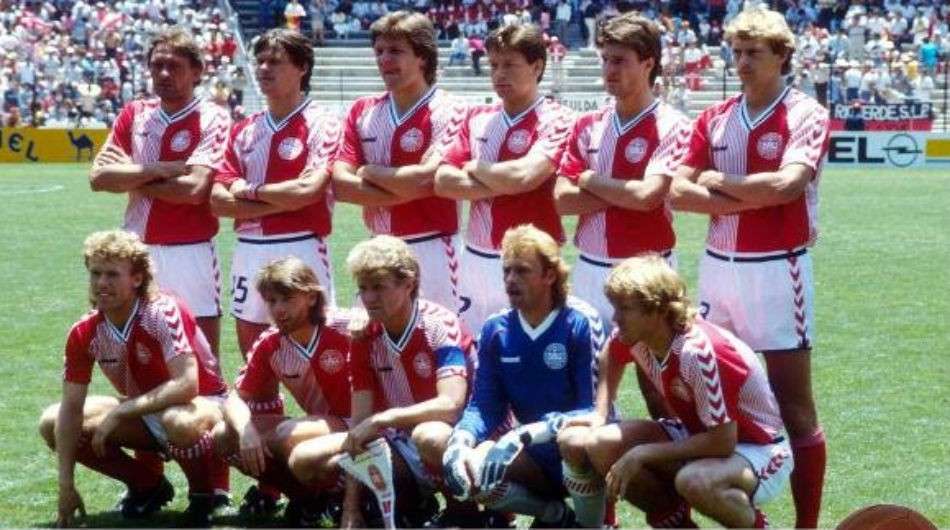 Resultado de imagen para seleccion de dinamarca mundial mexico 1986