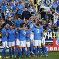 Real Oviedo (en su partido contra el Burgos, en 2014)