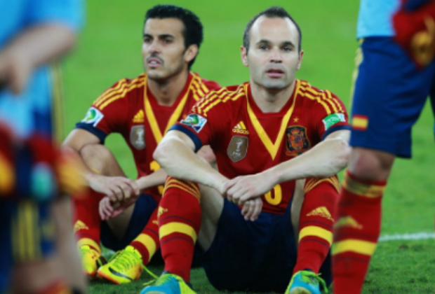 Iniesta y Pedro