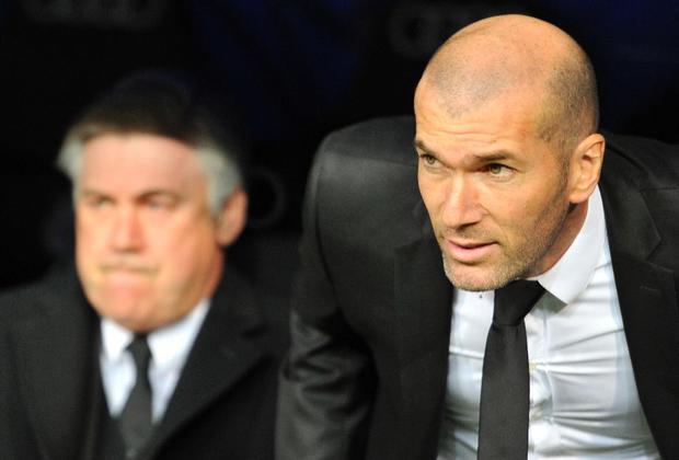 Zidane y Ancelotti