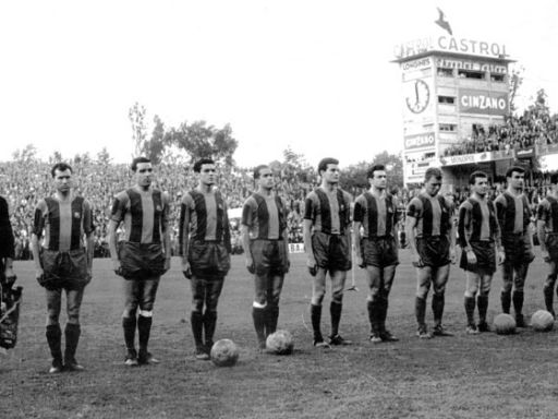 La primera final europea del Barcelona y los postes redondos