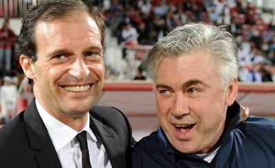 Allegri y Ancelotti (Foto gazzetta.it)