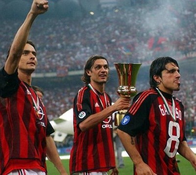 Milan Maldini Gattuso Inzaghi