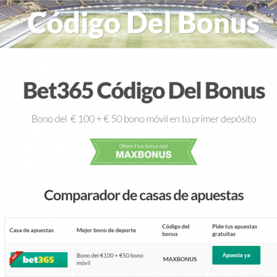 Codigo Bet365